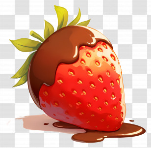 Chocolate Covered Strawberries - Chocolate Dipped Strawberry Transparent PNG
