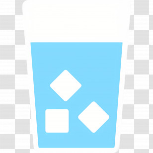 Water Glass - Refreshing Glass Of Water With Ice Transparent PNG