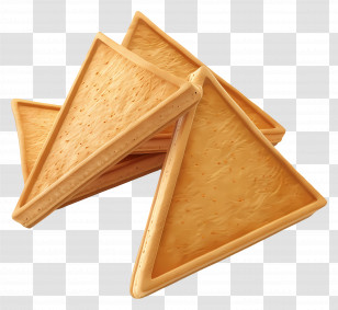 Toasted Bread - Plain Toasted Bread Slices Transparent PNG