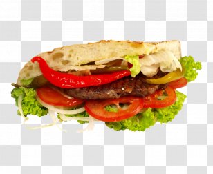 Hamburger Cheeseburger Sandwich - Tempting Food Burger Transparent PNG