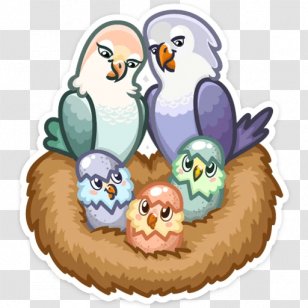 Lovebird Sticker Telegram VK Parakeet - Moscow Transparent PNG