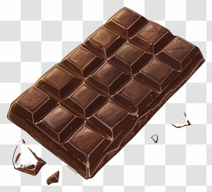 Chocolate Bar - Dark Chocolate Bar Transparent PNG