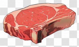 Meat - Raw Steak Meat For Cooking Transparent PNG