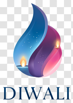 Diwali Logo - Diwali Festival Flame Logo Transparent PNG