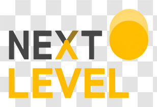 Next Level Logo - Next Level Yellow Wordmark Logo Transparent PNG