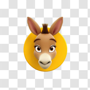 Cute Donkey
 - Cute Cartoon Donkey Transparent PNG