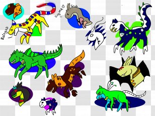 Graphic Background - Animal Figure - Line Art Transparent PNG