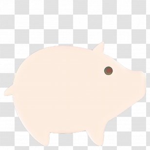 Piggy Bank - Fauna - Animal Figure Money Handling Transparent PNG