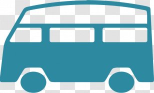 Volkswagen Type 2 Minivan Car - Area - 70 Hippie Camper Transparent PNG