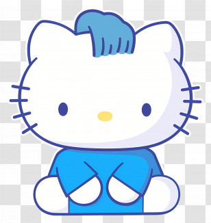 Dear Daniel - White Cat Cartoon Character Transparent PNG