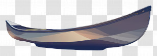 Canoe - Sleek Canoe Boat Transparent PNG