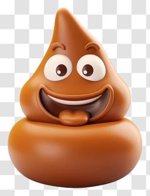 Poop Emoji - Smiling Poop Emoji Transparent PNG