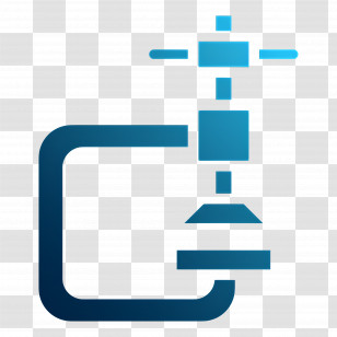 Clamp - Blue Machine Icon For Technology Transparent PNG
