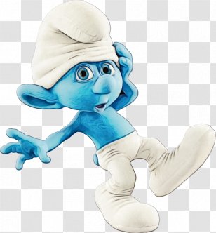 Clumsy Smurf Toy - Film - Action Figure Cap Transparent PNG