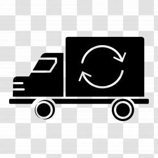 Recycle Car - Recycling Truck Icon Transparent PNG