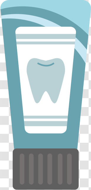 Icon - Illustration Of Toothpaste Tube For Dental Care Transparent PNG