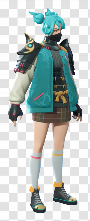Fortnite - Character In Stylish Jacket Transparent PNG