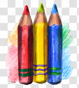 Crayon - Colorful Crayons For Art Transparent PNG