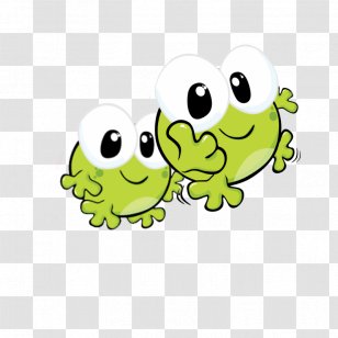 Kavaii Cartoon - Creative Kawaii Frog Transparent PNG