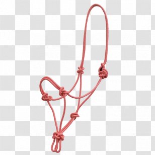 Horse Halter Cowboy Rope Noseband - Pink Glitter Transparent PNG