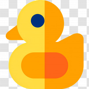 Cartoon Duck - Yellow Duck Cartoon Illustration Transparent PNG