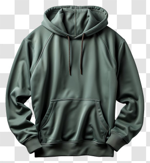 Hoodie - Green Hoodie Illustration Transparent PNG