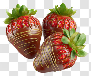 Chocolate Covered Strawberries - Chocolate Covered Strawberries Transparent PNG