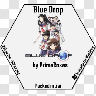 Cartoon Blu-ray Disc Drawing Line Art Color - Bluray - Blue Drop Transparent PNG