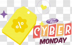 Cyber Monday Transparent PNG