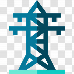 Electrical Transmission - Electric Power Transmission Tower Transparent PNG