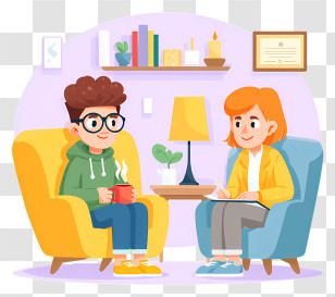 Therapy Session - Therapy Session Illustration Transparent PNG
