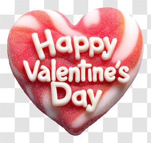 Happy Valentines Day - Happy Valentine's Day Heart Candy Transparent PNG