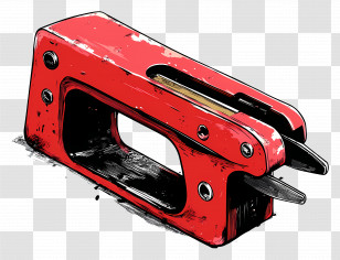 Hole Punch - Red Stapler For Office Use Transparent PNG