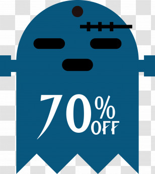 Halloween Discount Halloween Sales 70% Off Transparent PNG
