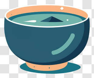 Cup Of Tea - Bowl Containing Liquid In Abstract Illustration Transparent PNG