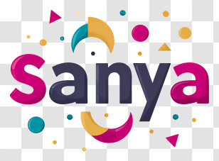 Sanya - Sanya Colorful Logo Transparent PNG