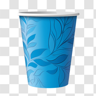 Paper Coffee Cup
 - Stylish Blue Paper Cup For Drinks Transparent PNG