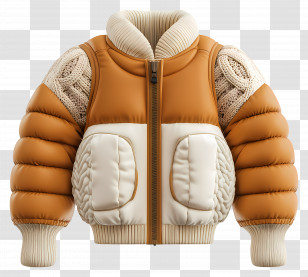 Padded Vest - Stylish Winter Jacket Transparent PNG
