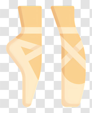 Ballet Shoes Logo - Elegant Ballet Shoes Illustration Transparent PNG