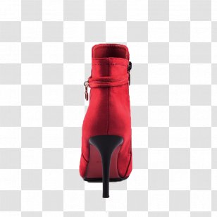 Download - Boot - Heels Behind,red Transparent PNG