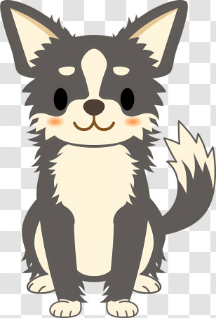 Cartoon Dog - Adorable Cartoon Dog Artwork Transparent PNG