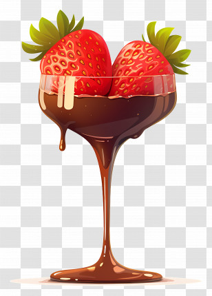 Chocolate Covered Strawberries - Chocolate Dipped Strawberry Transparent PNG
