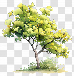 Tree - Green Tree With Leaves Transparent PNG