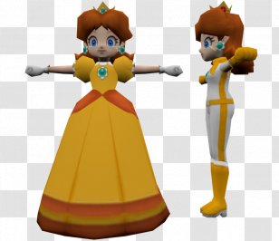 Figurine Cartoon - Daisy Mario Transparent PNG