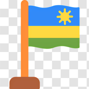 Rwanda Flag - Colorful National Flag Transparent PNG