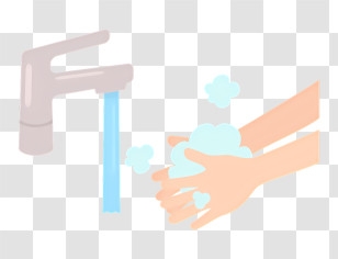 Icon - Hand Washing With Soap And Water Transparent PNG