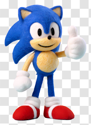 Sonic The Hedgehog - Blue Cartoon Hedgehog Transparent PNG