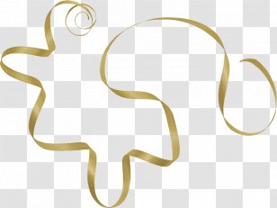 Metal Ribbon Textile Grosgrain Gold - Weaving - Texture Transparent PNG