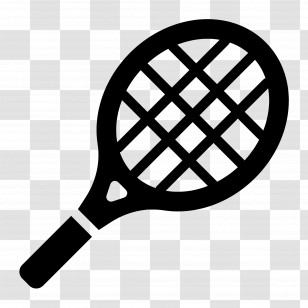 Tennis Racket - Tennis Racket Icon Symbol Transparent PNG