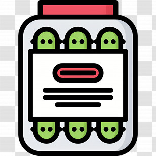 Pickle Jar - Pickles In A Jar Transparent PNG